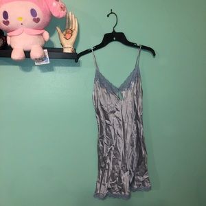 Victoria’s Secret 100% Silk Powder Blue Slip Dress